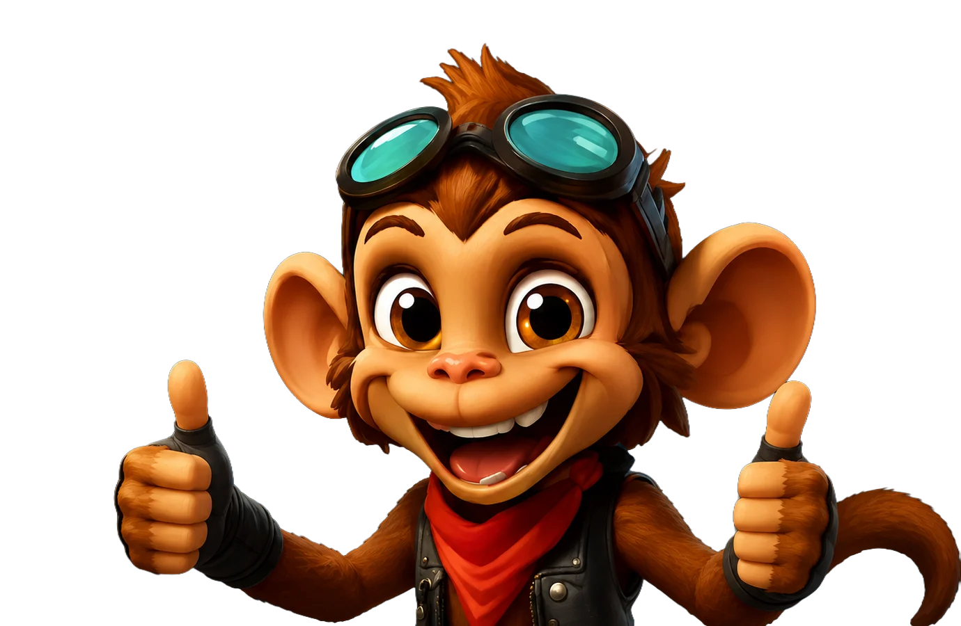 WiseSpin mascot giving a thumbs up
